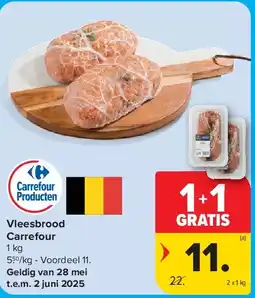 Carrefour Vleesbrood Carrefour aanbieding