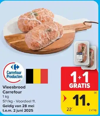 Carrefour Vleesbrood Carrefour aanbieding