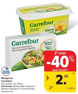 Carrefour Margarine Carrefour aanbieding