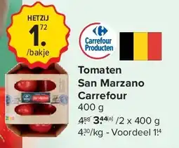 Carrefour Tomaten San Marzano Carrefour aanbieding