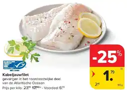 Carrefour Kabeljauwfi let aanbieding