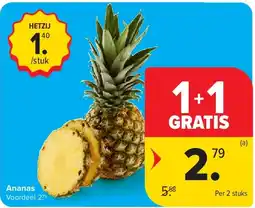 Carrefour Ananas aanbieding