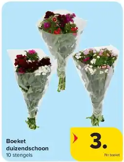 Carrefour Boeket duizendschoon aanbieding