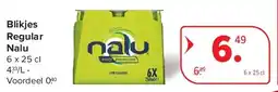 Carrefour Blikjes Regular Nalu aanbieding
