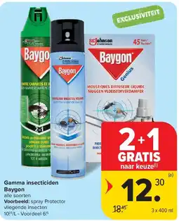 Carrefour Gamma insecticiden Baygon aanbieding