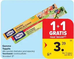 Carrefour Gamma Toppits aanbieding
