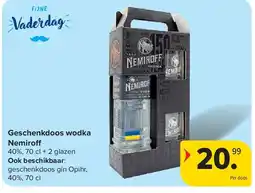 Carrefour Geschenkdoos wodka Nemiro aanbieding
