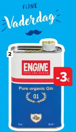 Carrefour Pure Organic Gin Engine aanbieding