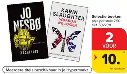 Carrefour Selectie boeken aanbieding