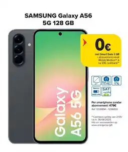 Carrefour SAMSUNG Galaxy A56 5G 128 GB aanbieding