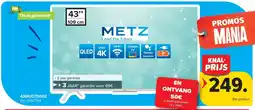 Carrefour METZ 43MUD7000Z 4K TV aanbieding