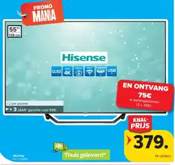 Carrefour Hisense 55A7NQ 4K TV aanbieding