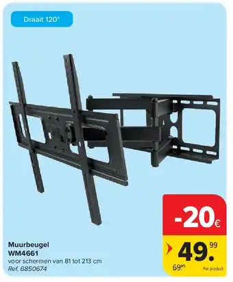 Carrefour Muurbeugel WM4661 aanbieding