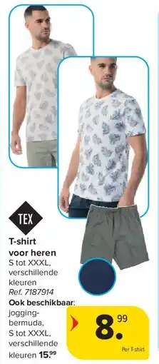 Carrefour T-shirt voor heren aanbieding