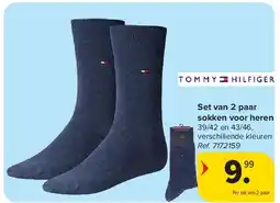 Carrefour Set van 2 paar sokken voor heren aanbieding