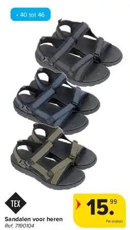 Carrefour Sandalen voor heren aanbieding