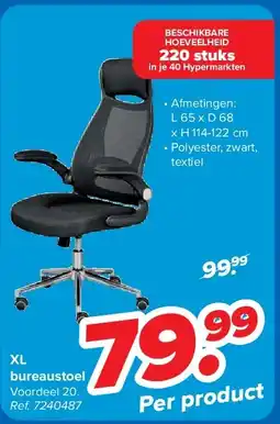 Carrefour XL bureaustoel aanbieding