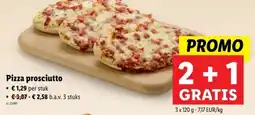 Lidl Pizza prosciutto aanbieding