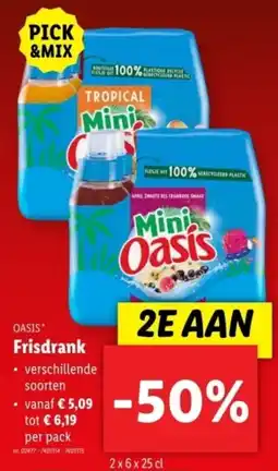 Lidl Oasis Frisdrank aanbieding