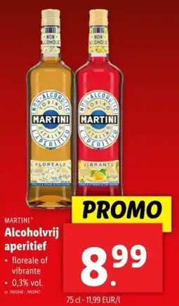 Lidl Martini Alcoholvrij aperitief aanbieding