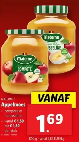 Lidl Materne Appelmoes aanbieding