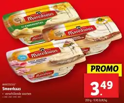 Lidl Maredsous Smeerkaas aanbieding