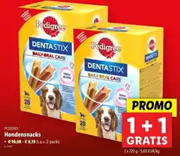 Lidl Pedigree Hondensnacks aanbieding