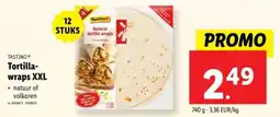 Lidl Tastino Tortillawraps XXL aanbieding