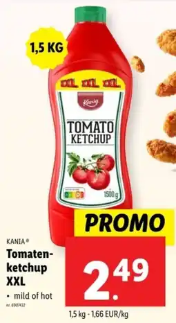 Lidl Kania Tomatenketchup XXL aanbieding