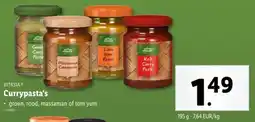 Lidl Vitasia Currypasta's aanbieding