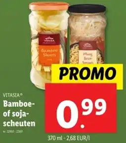 Lidl Vitasia Bamboe of soja scheuten aanbieding