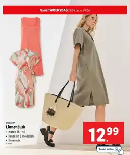 Lidl Esmara Linnen jurk aanbieding