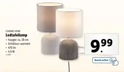 Lidl Livarno Home Ledtafellamp aanbieding