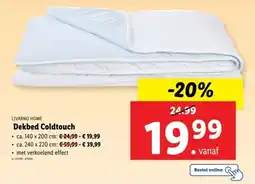 Lidl Livarno Home Dekbed Coldtouch aanbieding