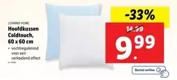 Lidl Livarno Home Hoofdkussen Coldtouch aanbieding