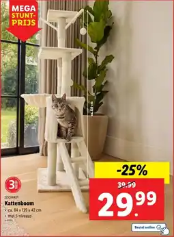 Lidl Zoofari Kattenboom aanbieding