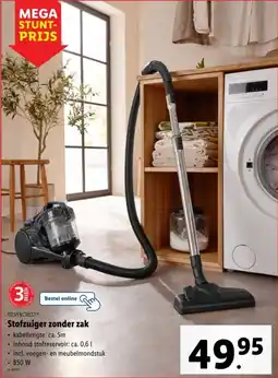 Lidl Silvercrest Stofzuiger zonder zak aanbieding