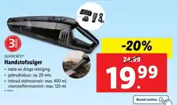 Lidl Silvercrest Handstofzuiger aanbieding