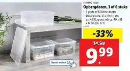 Lidl Livarno Home Opbergdozen aanbieding