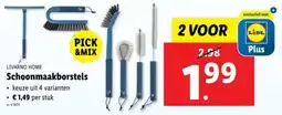 Lidl Livarno Home Schoonmaakborstels aanbieding