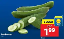 Lidl Komkommer aanbieding
