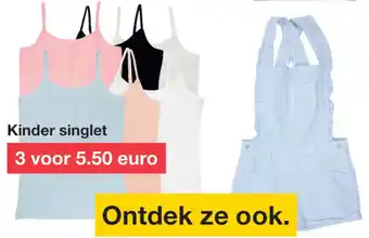Zeeman Kinder singlet aanbieding