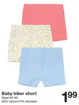 Zeeman Baby biker short aanbieding