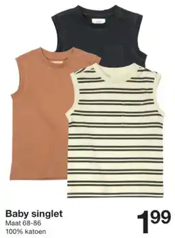 Zeeman Baby singlet aanbieding