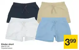 Zeeman Kinder short aanbieding