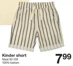 Zeeman Kinder short aanbieding