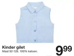 Zeeman Kinder gilet aanbieding