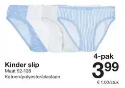 Zeeman Kinder slip aanbieding