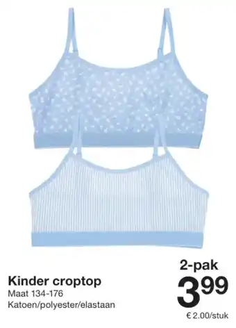 Zeeman Kinder croptop aanbieding