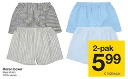 Zeeman Heren boxer aanbieding